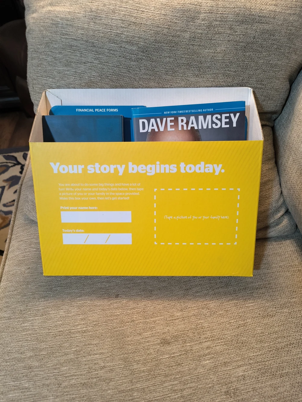 Financial Peace Blue Home Office Planner Set by Dave Ramsey
